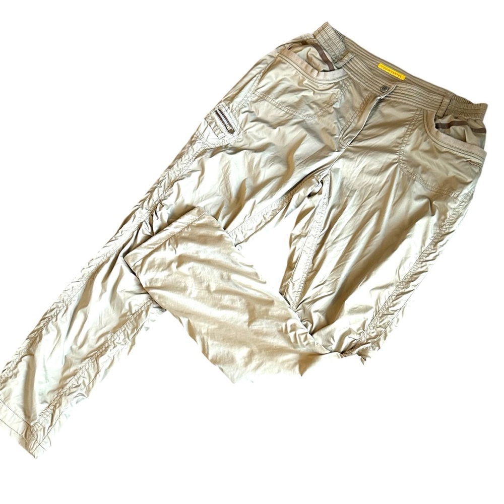 Louis Castel‎ Pants Women's Size 8 (76) Tan Fully Lined Performance Wear Nylon